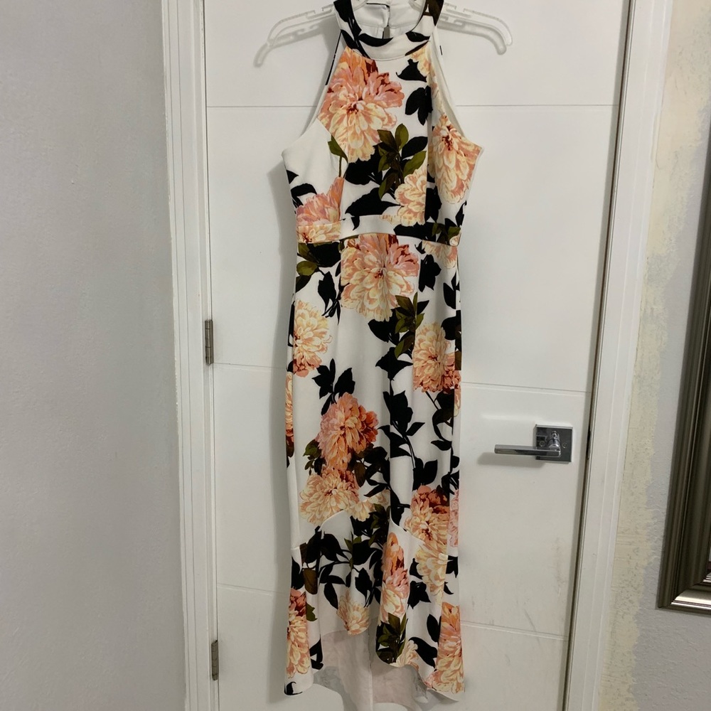 FLORAL BODYCON HI-LO DRESS 🔥🌺